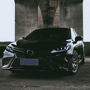 TT-ABC RGB Headlights For 2018-2024 Toyota Camry LE SE XLE XSE TRD (Audi Model) - TT-ABC
