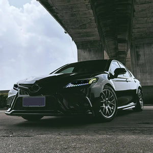 TT-ABC RGB Headlights For 2018-2024 Toyota Camry LE SE XLE XSE TRD (Audi Model) - TT-ABC