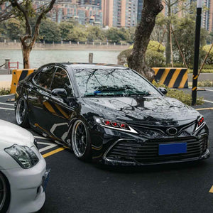 TT-ABC Carbon Fiber LED Headlights for 2018-2024 Toyota Camry 8th Gen Headlight Assemby