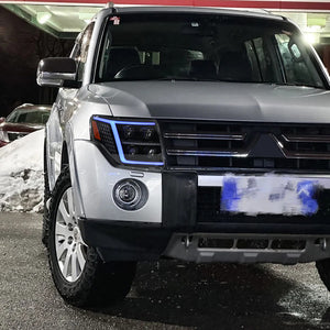 TT-ABC Led Headlight For 2009-2021 Mitsubishi Pajero V93 V97 Led Headlights With Dynamic Animation Lights - TT-ABC