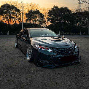 TT-ABC Carbon Fiber LED Headlights for 2018-2024 Toyota Camry 8th Gen Headlight Assemby