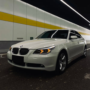 TT-ABC RGB Headlights for 2005-2010 BMW 5-Series E60 525i 530i 540i Headlamps Assembly - TT-ABC