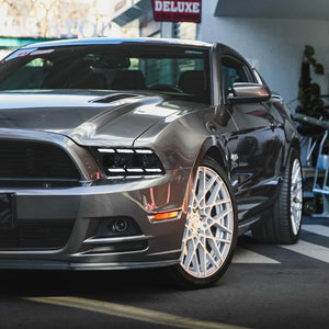 TT-ABC Led Headlight For 2010-2014 Ford Mustang Projector Front Lamp Assembly - TT-ABC