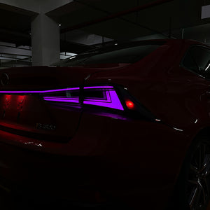 TT-ABC RGB Tail Light For Lexus IS250 IS300 IS350 IS500 IS200t 2014-2021 Rear Lamps - TT-ABC