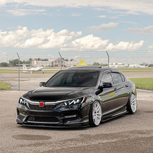 TT-ABC LED Headlight for 2016-2017 Honda Accord Sedan HeadLamps Assembly (Demon Eye) - TT-ABC