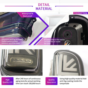 TT-ABC Led Tail Lights for 2007-2014 BMW Mini Cooper Clubman R55 Tail Light Assembly - TT-ABC