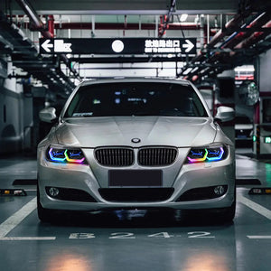 TT-ABC RGB Headlight For 2009-2012 BMW 3-Series E90 E91 320i 323i 325 330 335 (Halogen/Xenon) - TT-ABC