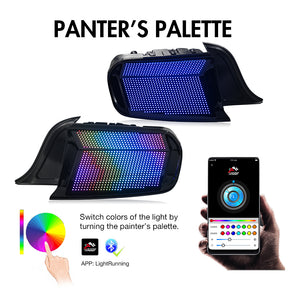 TT-ABC RGB Tail Light for 2015-2023 Ford Mustang With Multiple Animation Modes - TT-ABC