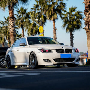 TT-ABC RGB Headlights for 2005-2010 BMW 5-Series E60 525i 530i 540i Headlamps Assembly - TT-ABC