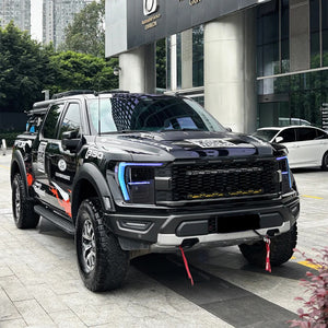 TT-ABC Full RGB Headlights for 2021-2024 Ford F-150 F150 P702 14th Gen Front Lamps - TT-ABC