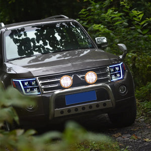 TT-ABC Led Headlight For 2009-2021 Mitsubishi Pajero V93 V97 Led Headlights With Dynamic Animation Lights - TT-ABC