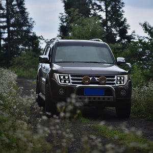 TT-ABC Led Headlight For 2009-2021 Mitsubishi Pajero V93 V97 Led Headlights With Dynamic Animation Lights - TT-ABC