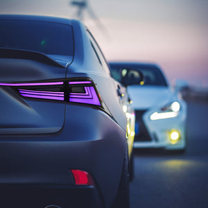 TT-ABC RGB Tail Light For Lexus IS250 IS300 IS350 IS500 IS200t 2014-2021 Rear Lamps - TT-ABC