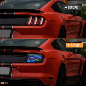 TT-ABC RGB Tail Light for 2015-2023 Ford Mustang With Multiple Animation Modes - TT-ABC