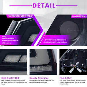 TT-ABC Led Tail Lights for 2006-2012 Honda Civic FD1,FD2 Type-R - TT-ABC