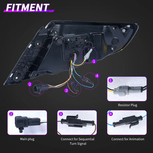 TT-ABC Led Tail Lights for 2022-2025 Subaru WRX VB Base/Premium/Limited/GT/TS - TT-ABC