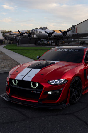 TT-ABC Led Headlight For 2018-2023 Ford Mustang S650 Projector Front Lamp Assembly with Triple Beam Len-TT-ABC-TT-ABC