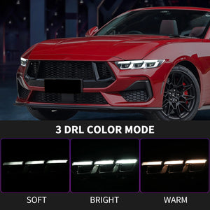 TT-ABC Led Headlight for 2024-2025 Ford Mustang Ecosport/GT Headlight Assembly - TT-ABC