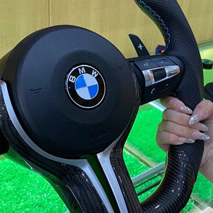 Carbon fiber Steering Wheel for BMW F30 F32 F10 F20 F07 F01 E46 E60 E90 M3 M5 M7 Steering Wheel - TT-ABC