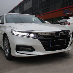 Demon Eye Headlights For 2018-2022 Honda Accord Headlights Assembly, With DRL Sequential Blue Start Up Animation - TT-ABC