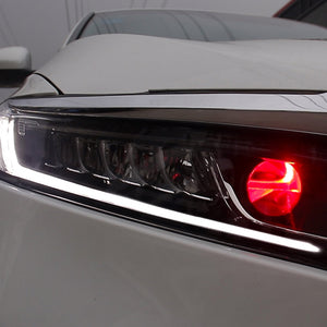 Demon Eye Headlights For 2018-2022 Honda Accord Headlights Assembly, With DRL Sequential Blue Start Up Animation - TT-ABC