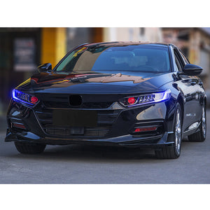 Demon Eye Headlights For 2018-2022 Honda Accord Headlights Assembly, With DRL Sequential Blue Start Up Animation - TT-ABC