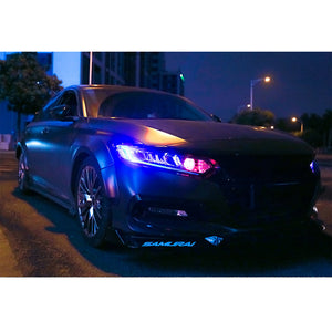 Demon Eye Headlights For 2018-2022 Honda Accord Headlights Assembly, With DRL Sequential Blue Start Up Animation - TT-ABC
