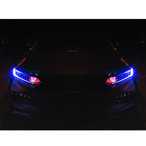 Demon Eye Headlights For 2018-2022 Honda Accord Headlights Assembly, With DRL Sequential Blue Start Up Animation - TT-ABC