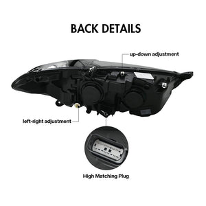 Demon Eye Headlights For Ford Fusion Mondeo 2013-2016 American Version Halogen Headlights - TT-ABC