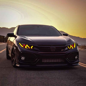 Demon Eye LED Headlights for 2016-2021 Honda Civic 10th Gen(Lamborghini design) - TT-ABC