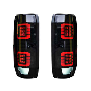 TT-ABC LED Tail Lights for 1984–2021 Toyota Land Cruiser LC76 Tail Lights Assembly (Smoked/Red) - TT-ABC