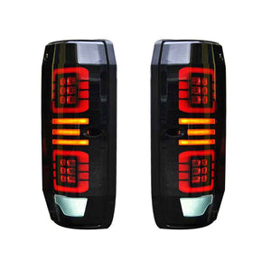 TT-ABC LED Tail Lights for 1984–2021 Toyota Land Cruiser LC76 Tail Lights Assembly (Smoked/Red) - TT-ABC