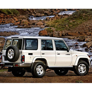 TT-ABC LED Tail Lights for 1984–2021 Toyota Land Cruiser LC76 Tail Lights Assembly (Smoked/Red) - TT-ABC