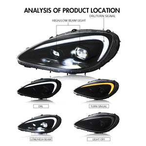 For 2005-2013 Chevrolet Corvette C6 LED Headlight Assembly - TT-ABC