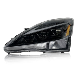 For 2006-2012 Lexus IS250 IS350 ISF LED & DRL Projector Headlights Assembly - TT-ABC