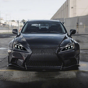 For 2006-2012 Lexus IS250 IS350 ISF LED & DRL Projector Headlights Assembly - TT-ABC