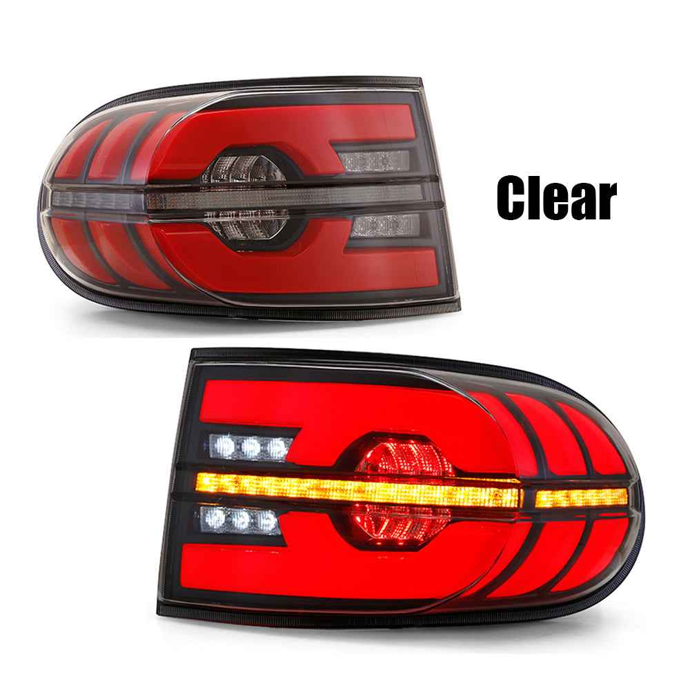 TT-ABC LED Tail Lights for 2006-2021 Toyota FJ Cruiser Tail Lights Assembly (Clear/smoke) - TT-ABC