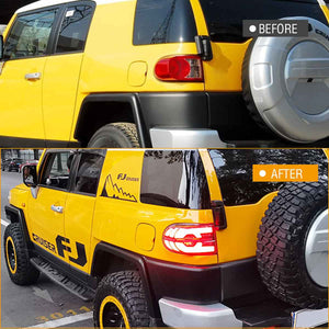 TT-ABC LED Tail Lights for 2006-2021 Toyota FJ Cruiser Tail Lights Assembly (Clear/smoke) - TT-ABC