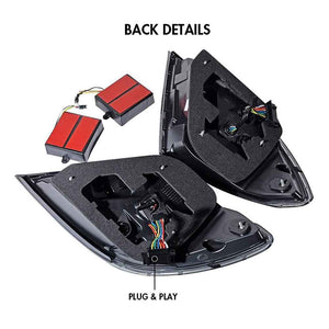 For 2007-2014 Mercedes-BENZ W204 C180 C200 C260 C300 Led Tail lights - TT-ABC