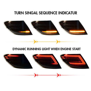 For 2007-2014 Mercedes-BENZ W204 C180 C200 C260 C300 Led Tail lights - TT-ABC