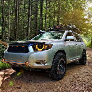 For 2008-2010 Toyota Highlander LED Headlight DRL Sequential Turn Signal - TT-ABC