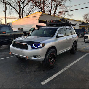 For 2008-2010 Toyota Highlander LED Headlight DRL Sequential Turn Signal - TT-ABC