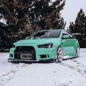 For 2008-UP Mitsubishi Lancer EVO EX LED Headlights with Start UP Animation - TT-ABC