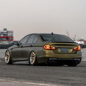 For 2011-2017 BMW 5 Series F10 F18 M5 gts Led Tail Lights (Smoked/Red) - TT-ABC