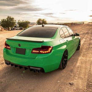 For 2011-2017 BMW 5 Series F10 F18 M5 gts Led Tail Lights (Smoked/Red) - TT-ABC