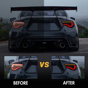 For 2012-2020 Toyota 86 Tail Lights GT86 2013-2020 Subaru BRZ Tail Light Scion Taillights Assembly(Smoke) - TT-ABC