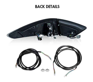 For 2013-2016 Ford Fusion Mondeo LED Tail Lights Assembly With Start-up Animation - TT-ABC