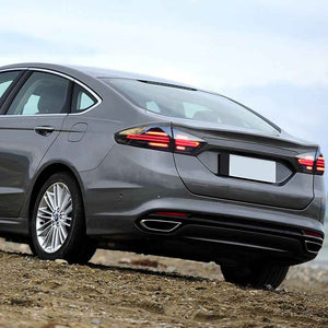 For 2013-2016 Ford Fusion Mondeo LED Tail Lights Assembly With Start-up Animation - TT-ABC