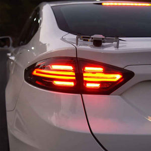 For 2013-2016 Ford Fusion Mondeo LED Tail Lights Assembly With Start-up Animation - TT-ABC