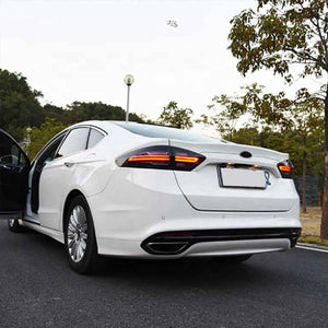 For 2013-2016 Ford Fusion Mondeo LED Tail Lights Assembly With Start-up Animation - TT-ABC